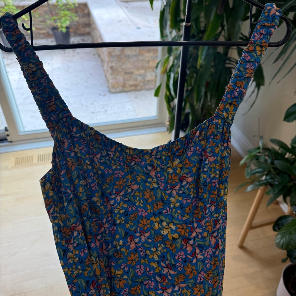 Zara Floral Midi Dress with Side Slit - Picture 5 of 9